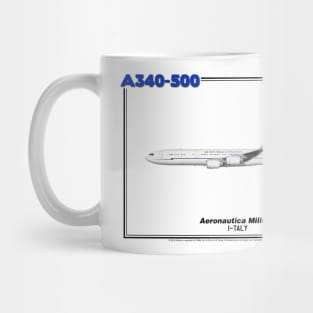 Airbus A340-500 - Aeronautica Militare (Art Print) Mug